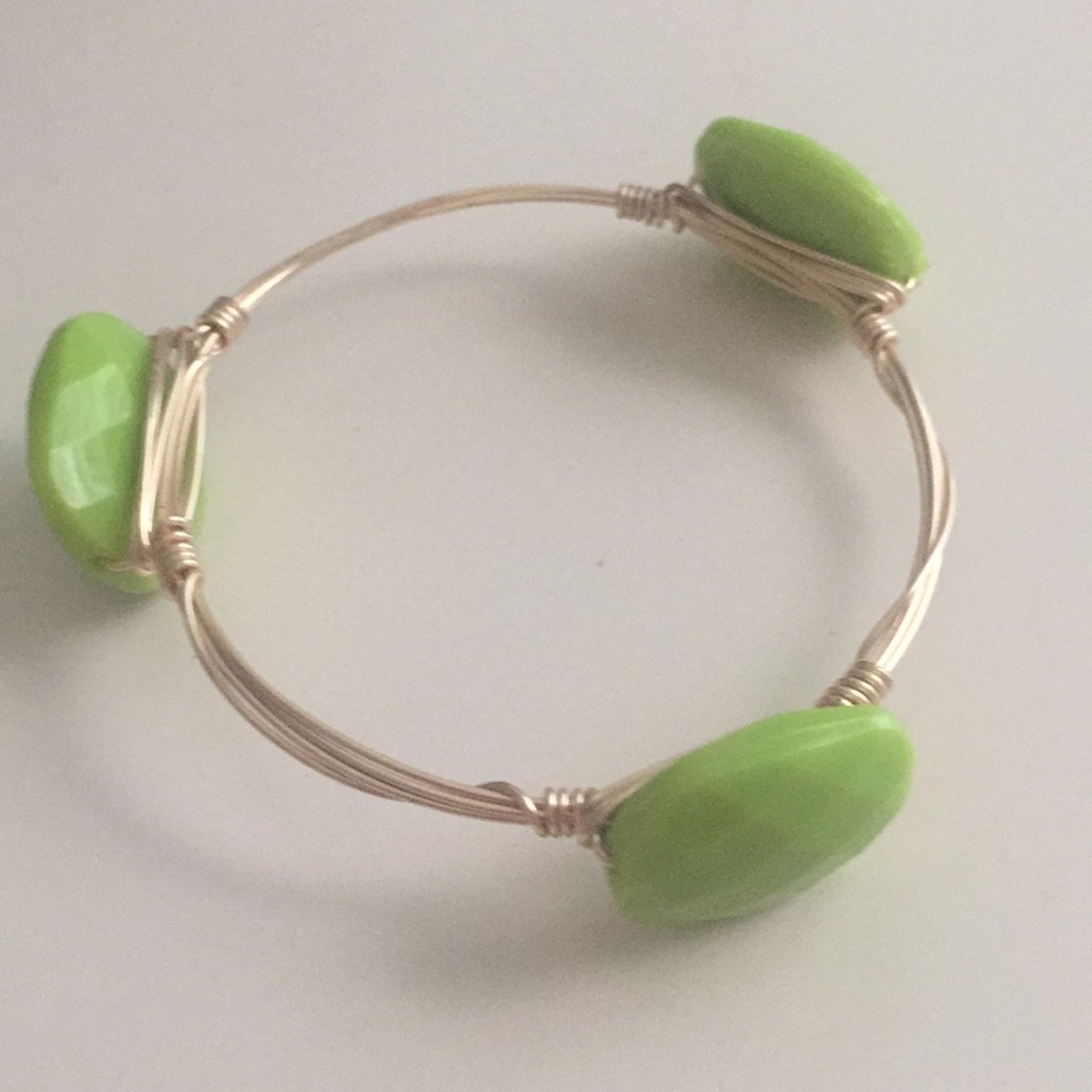 Lime green bracelet